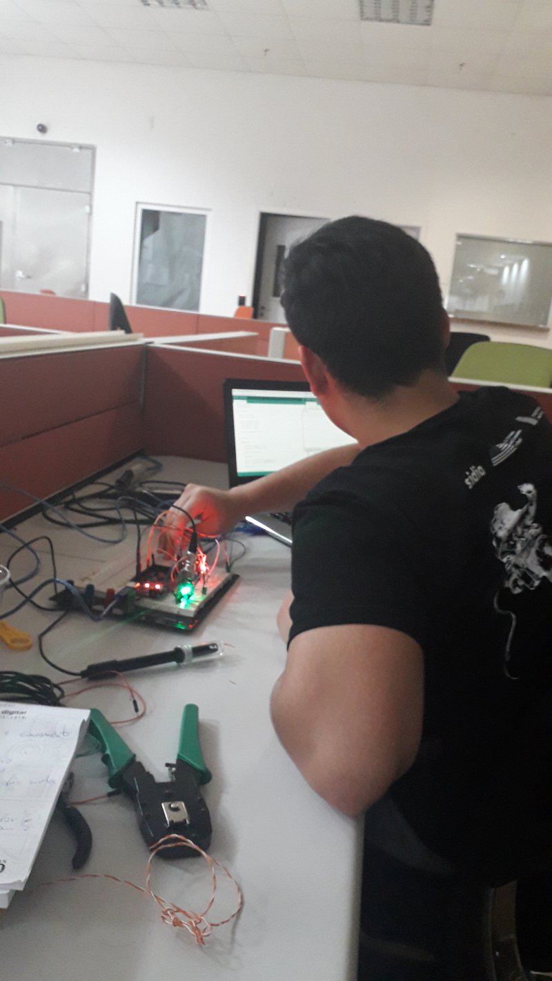Equipe de Mecatrônica do projeto
