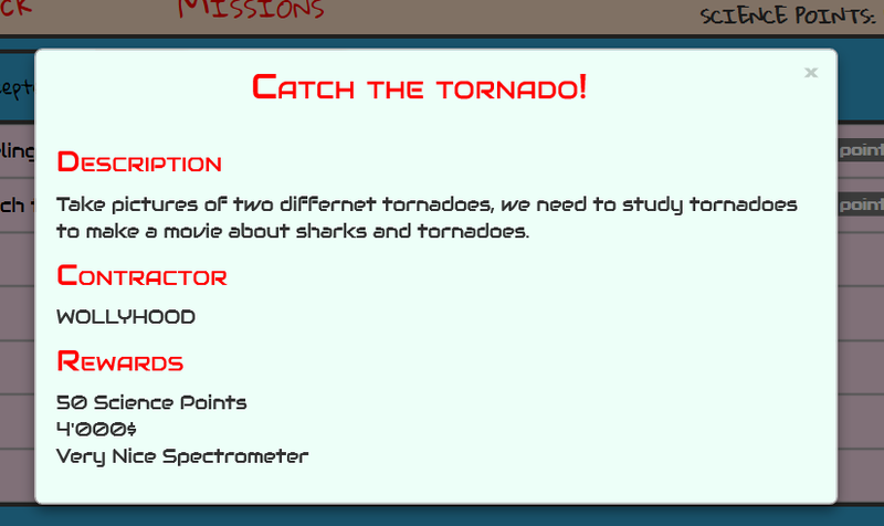 Quite peculiar mission!