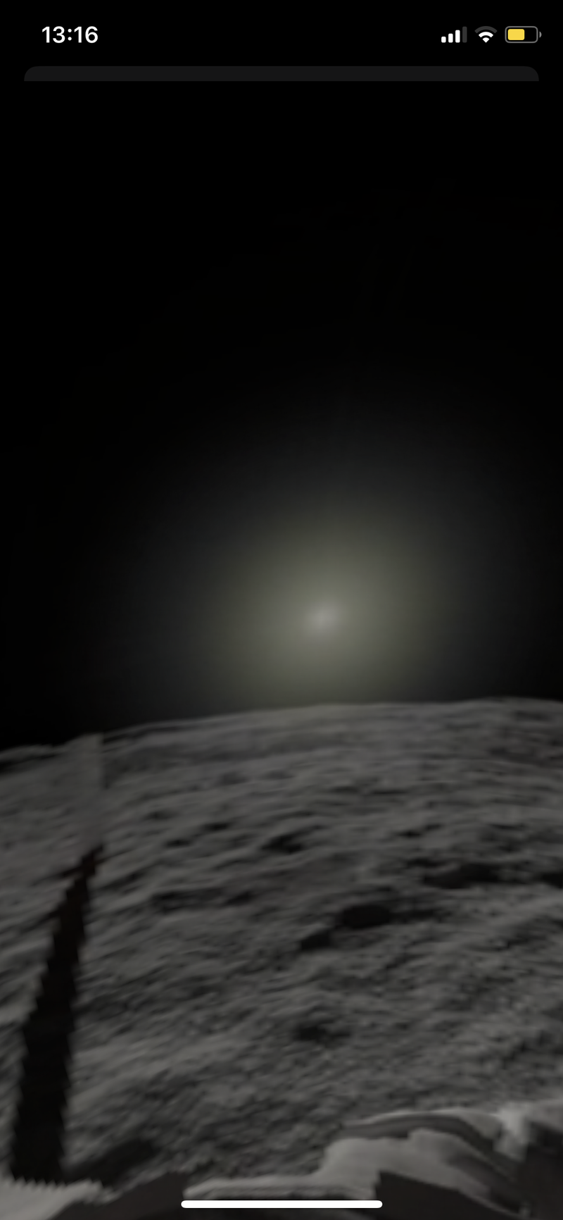 The Moon from inside