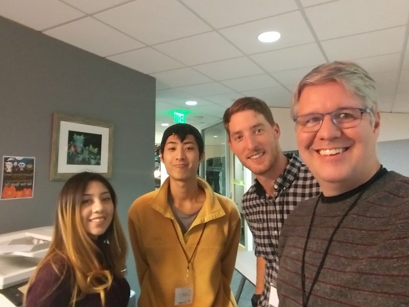 Founding Team Members (Left to Right) Yoselin, Danny, John, and Phil