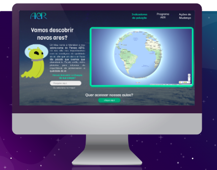 The platform aimed at raising awareness and teaching kids about air quality and air pollution
