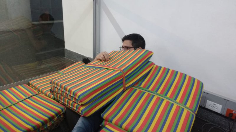 Who's hiding there?