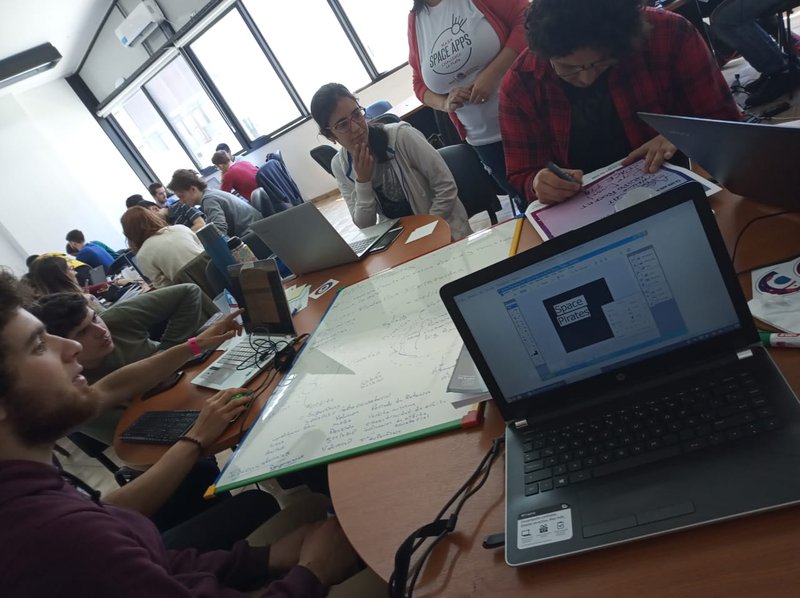 En equipo de trabajo