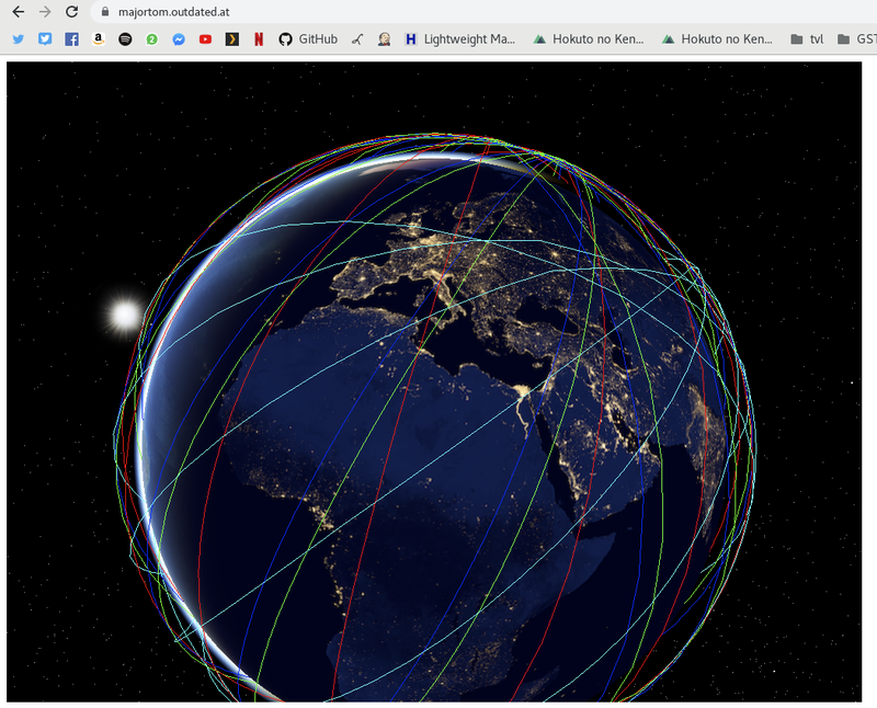 Found the satellites above us!