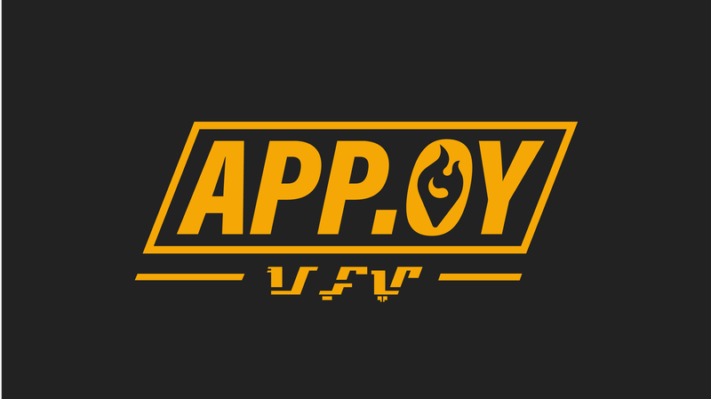 The logo we made for our app, with baybayin for Apoy or Fire.