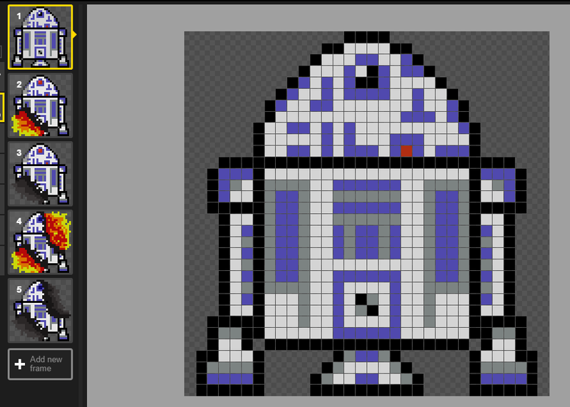 R2D2 is also on a game as a "Easter Egg" (and also as a debris)! :D