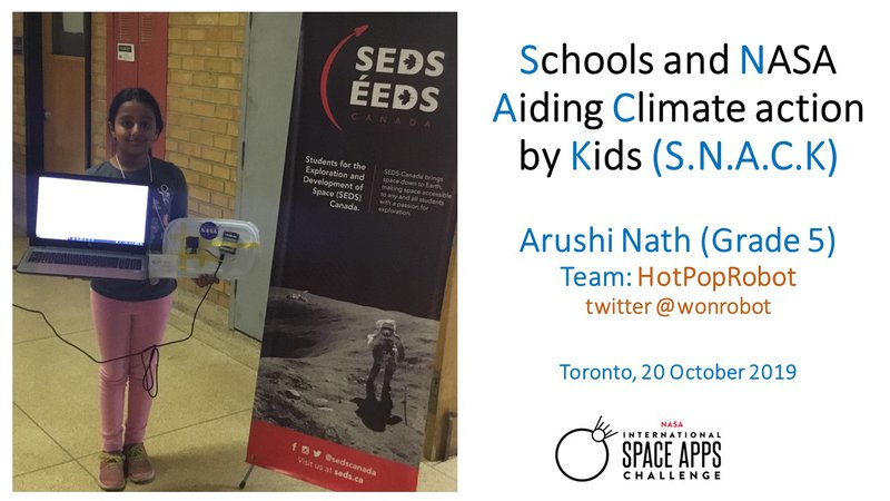So happy that my project is complete and I am able to play a small role in my school and city greener using space data, home made air quality sensor, and collaboration of other school students.