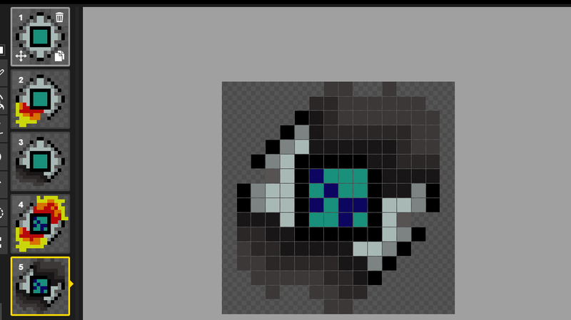 Our first debris is ready! Going forward into the next one.