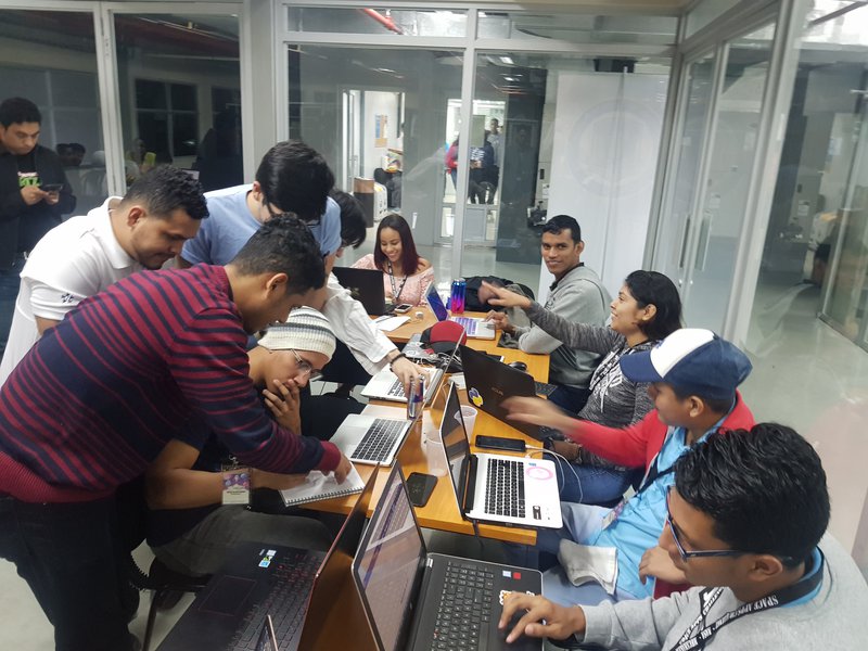 Our team working together for the Pixbae Return Project!