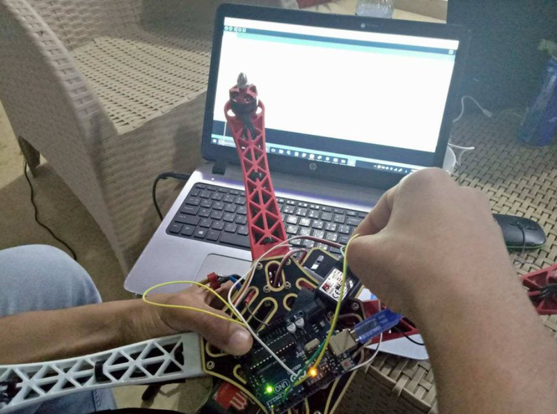 First Step is to make the Quadcopter 