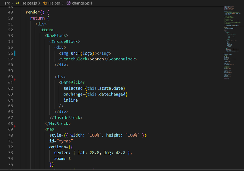 Small fraction of the code.
