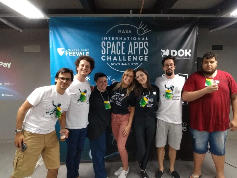 This is our team winning our way to compete on the online challenge after the weekend.