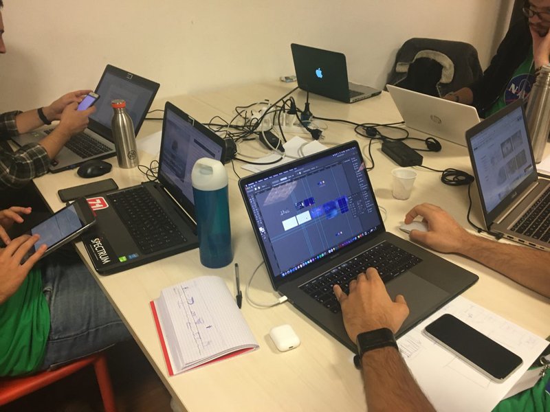 These computers are on fire!