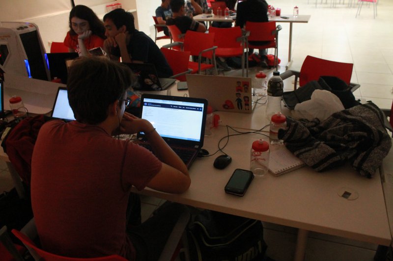 Working hard!