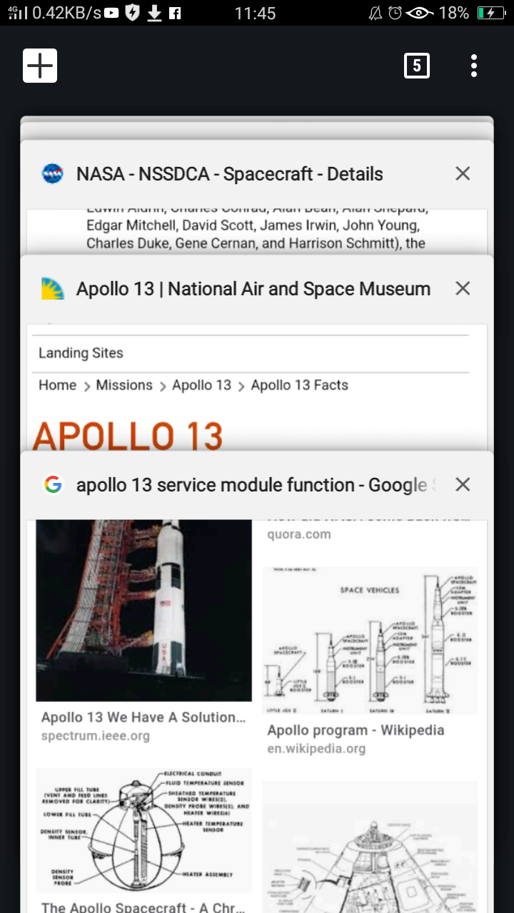 Searching for information