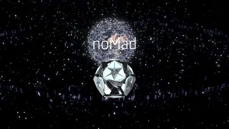 Here is our noMad and lots of space debris around him