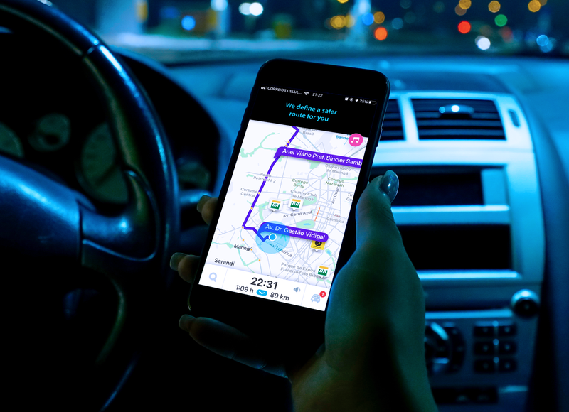 This is just an illustration of when the app creates a new route for the user.