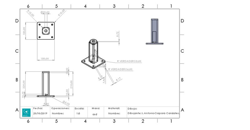 this picture is the scale model of body of our electronic tree
