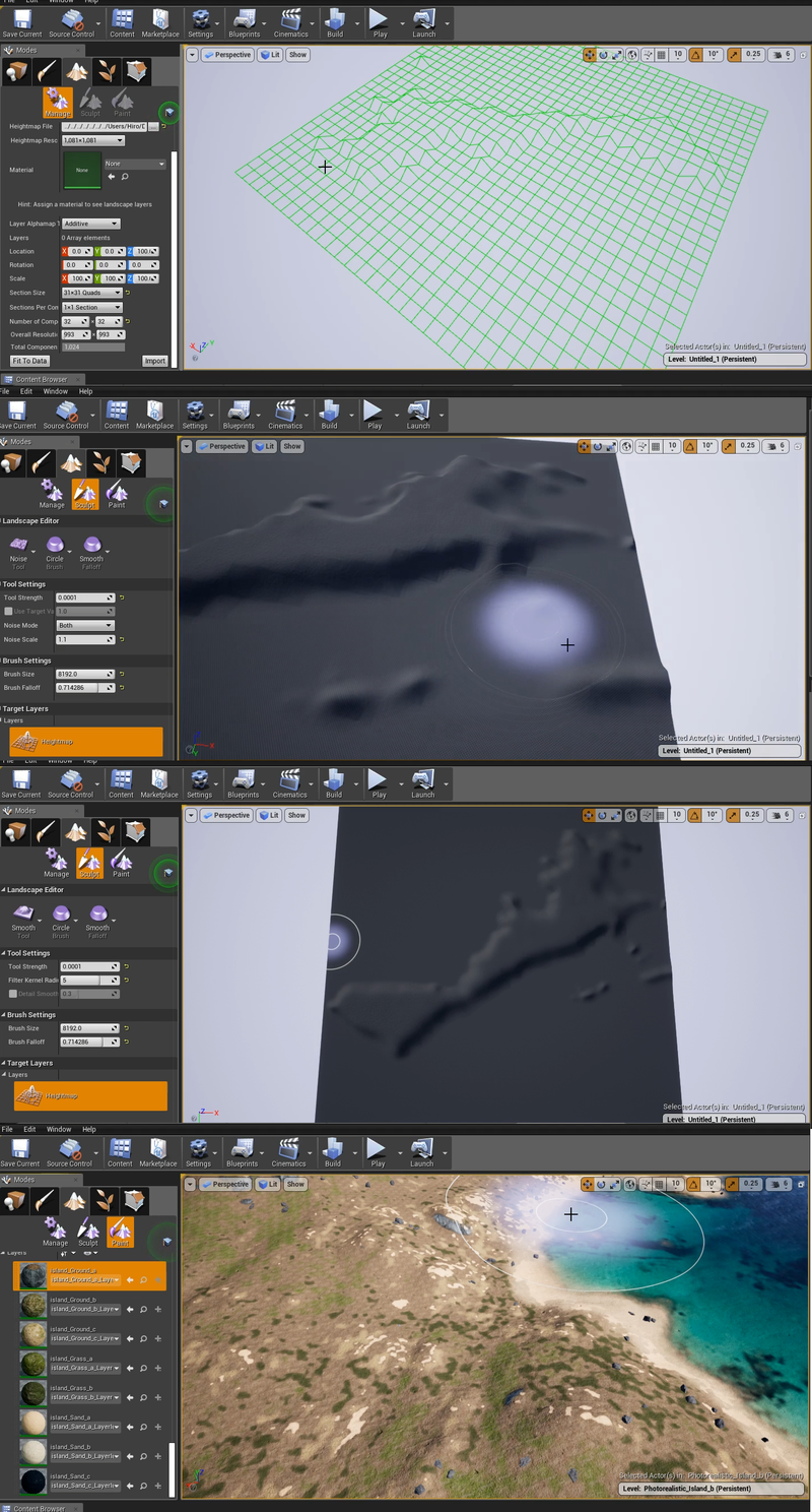 Using in the 3D engine proper units and shape to approach real calculations at its most and be able to be as realistic as possible to show the real impact.