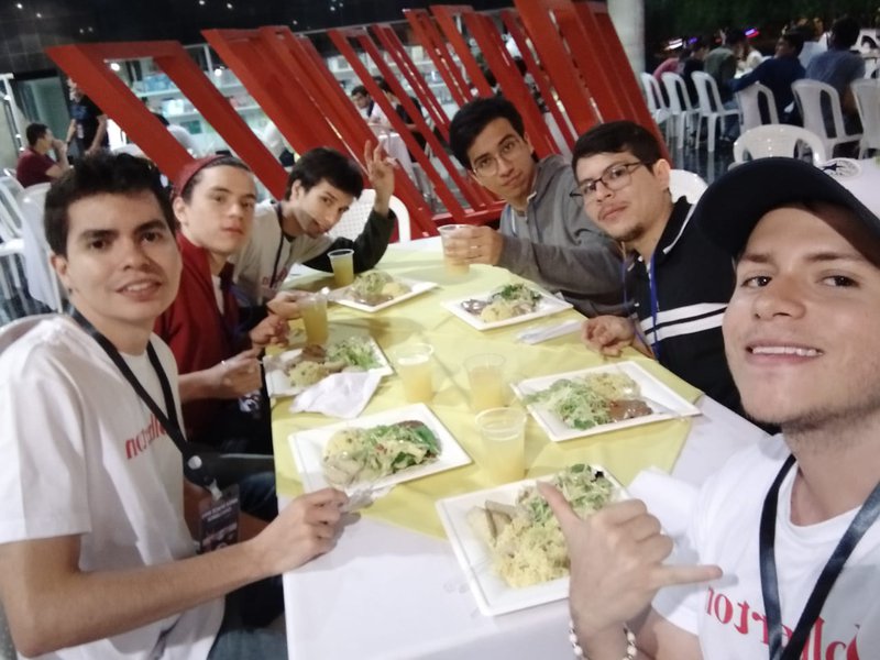 Dinner and back to the game!