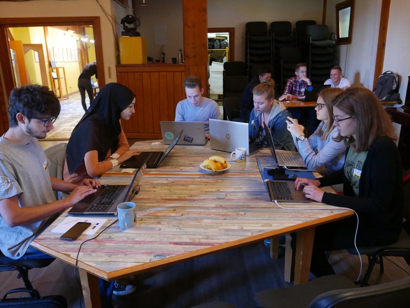 we had different ideas and now the problem was to choose the best of them