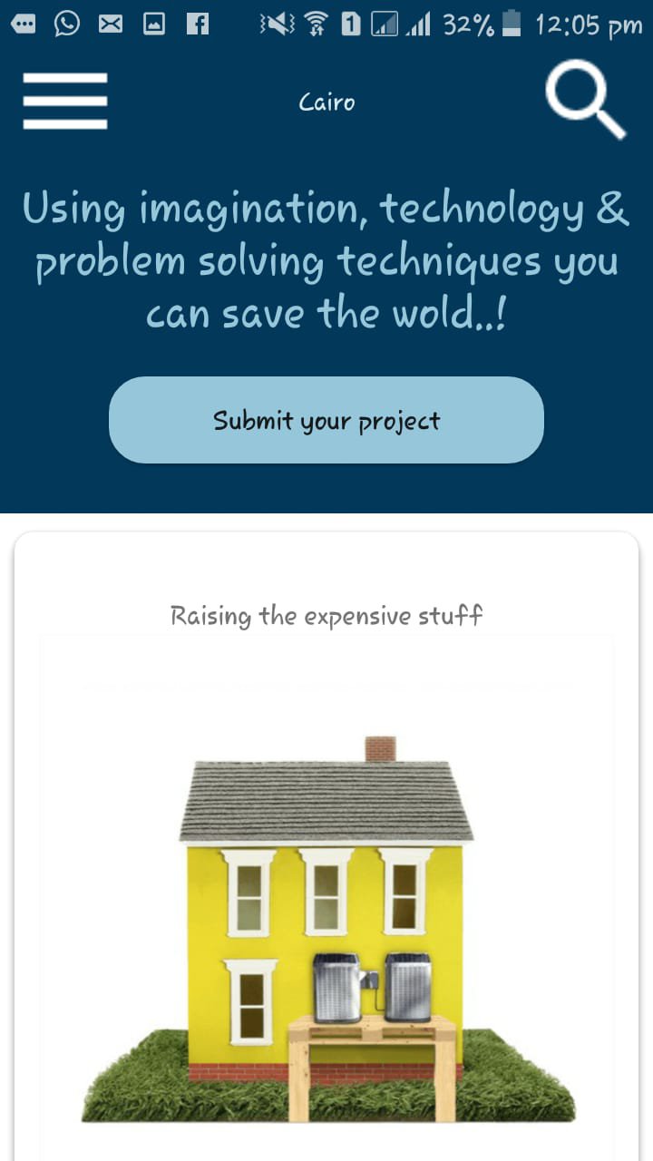 there is a section to high the level of awareness and make them participate in saving the words and take a score to replace it by products or service from our partnership and if you want to submit your idea