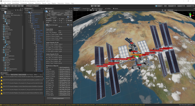 All aboard the rigged ISS!