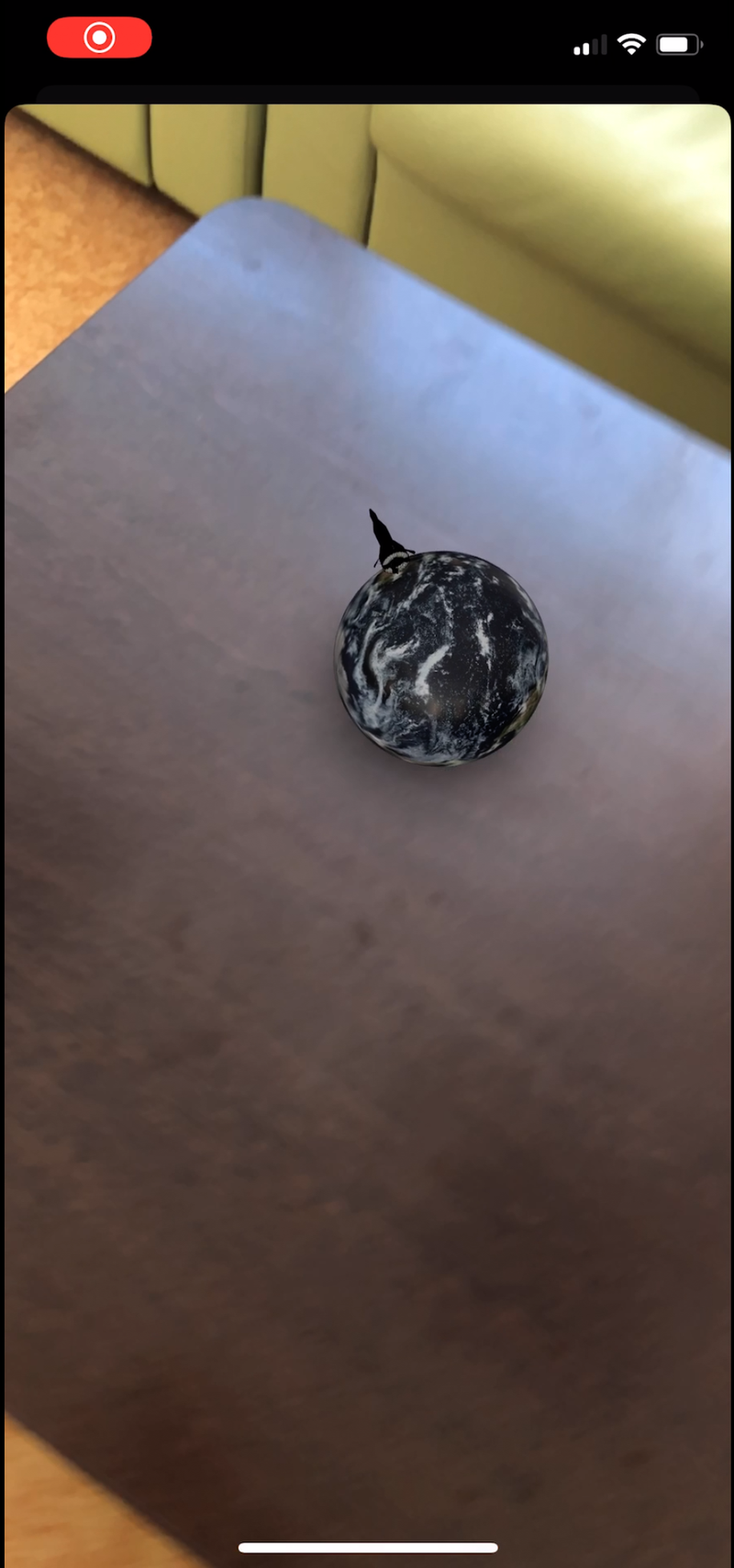 This is an illustration of how the telescope will be sent to space. The application provides an animation of how a rocket flies in space, throws a telescope and returns back to earth like the last rockets from "spaceX"