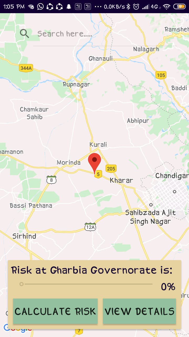 risk analysis at live location