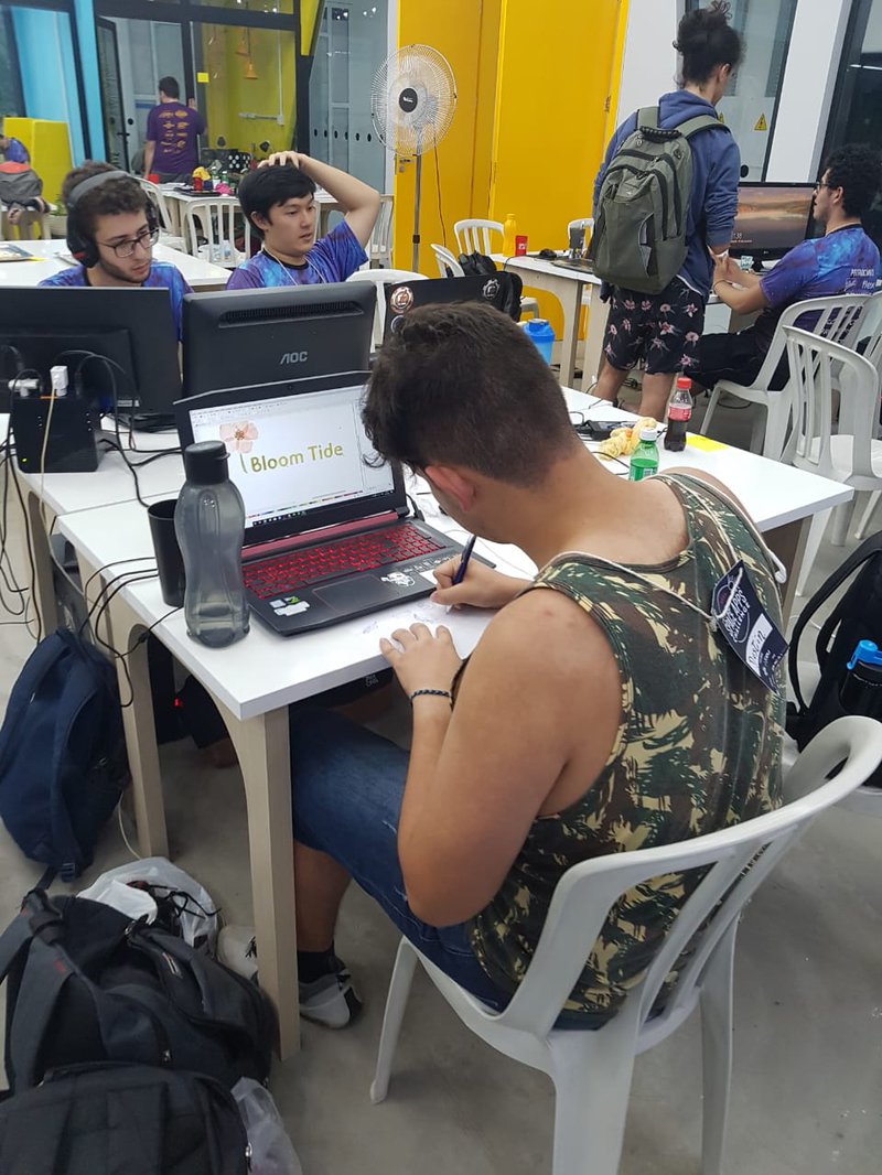 Gathering ideas and sketching a logo, soon it will be ready!