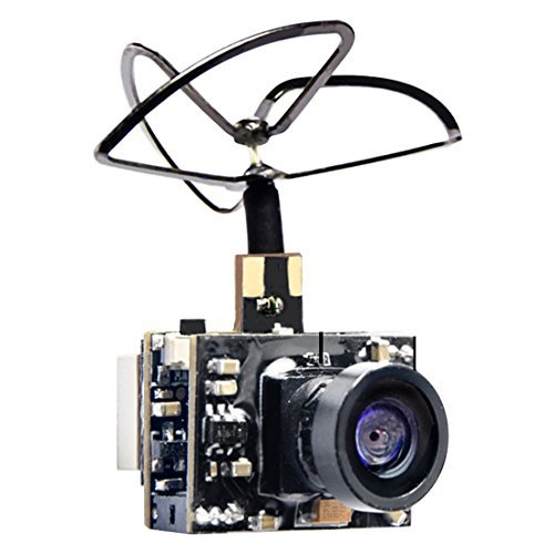 Using fpv video transmitter to capture a live feed from the quadcopter while flying with it and sending the data to DVR wireless receiver 