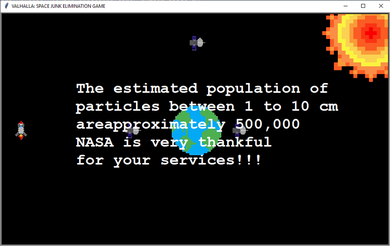 We are excited to announce that now we have a You Won Screen!!! With NASA Data Integration!!!
