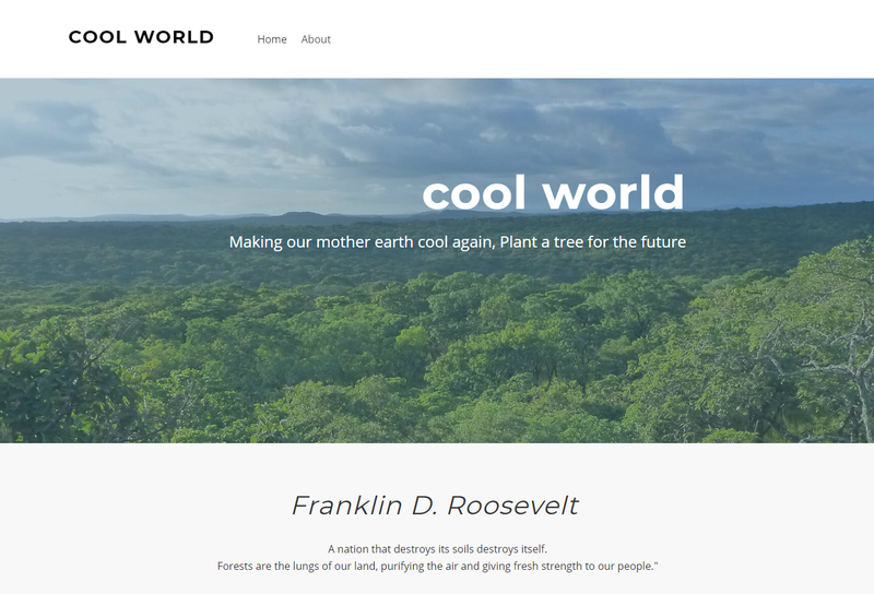 just finished working on the landing page for our movement!