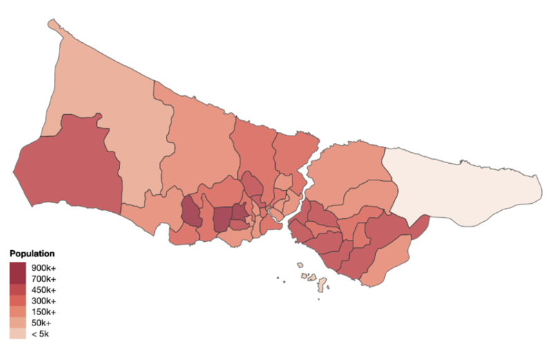 Interactive map before water addition