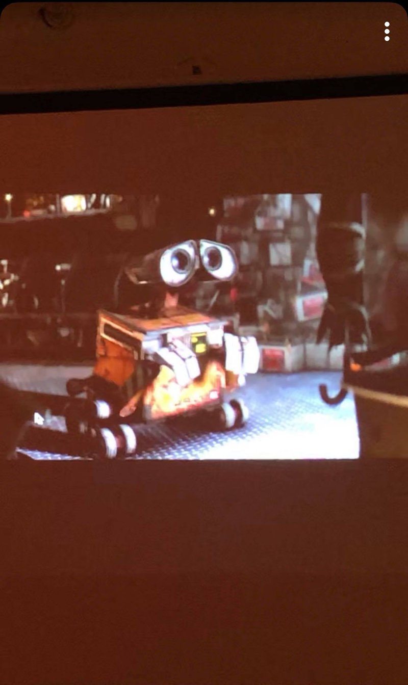 We watched Wall-E for "research" purposes 