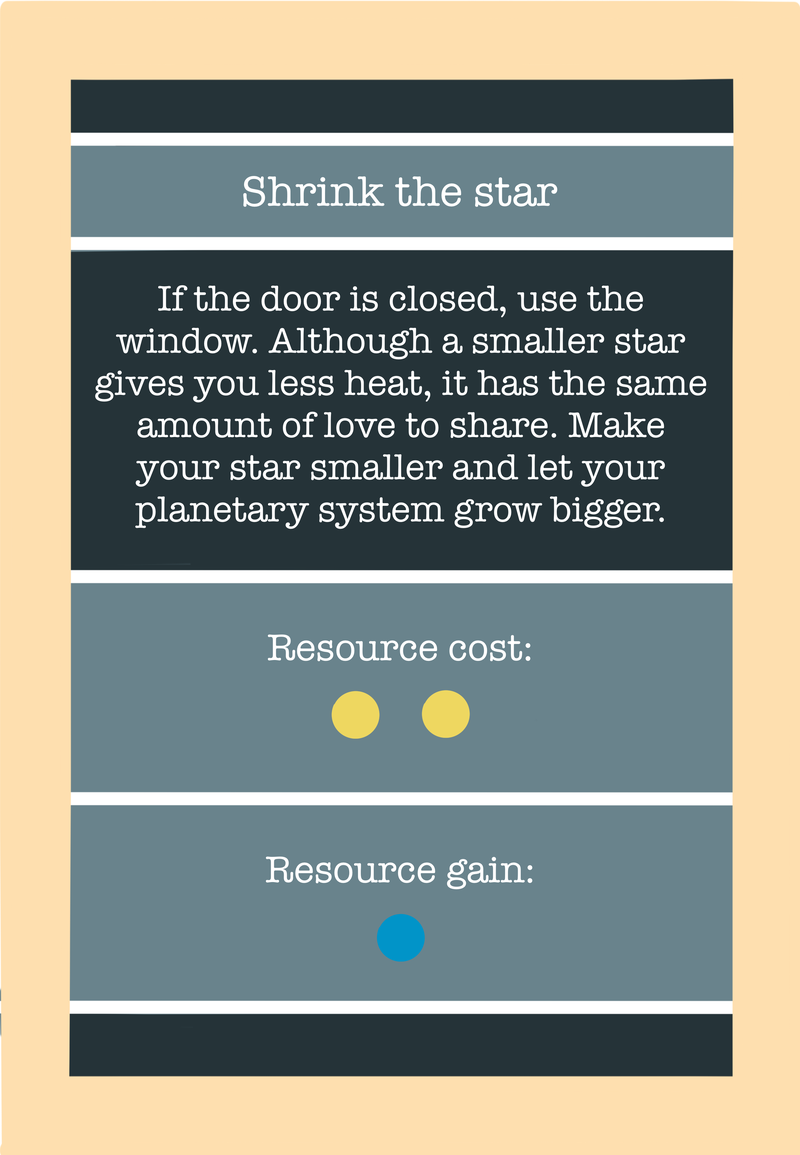 Shrink the star