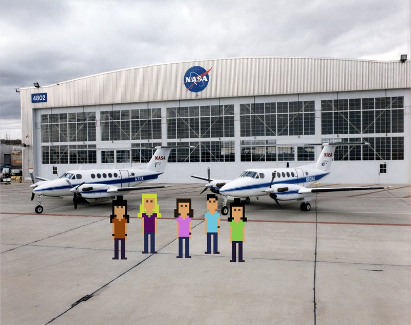 A equipe sendo representada pelo pixel art! -- The team being represented by pixel art! -