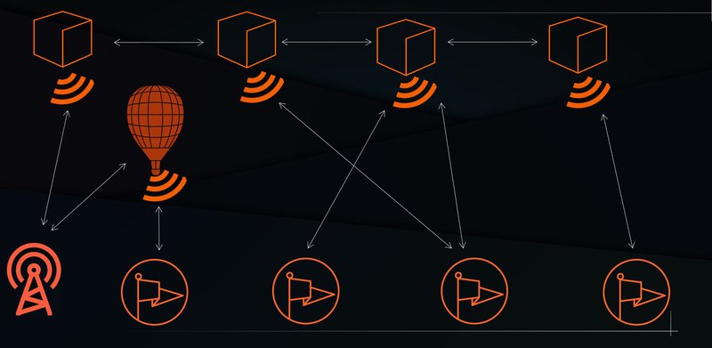 Simple icons Network example