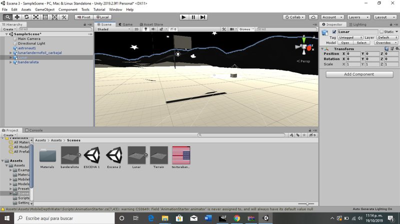 Moon terrain
