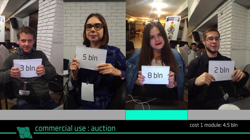 We also propose auctions to sell space debris. Would you like to have one piece?