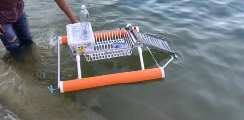  WAT-R test on a lake