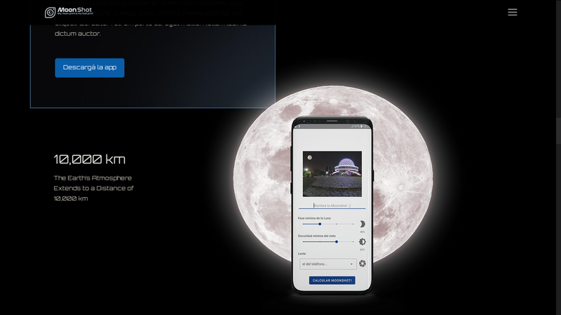 Download the app, and catch the moon.