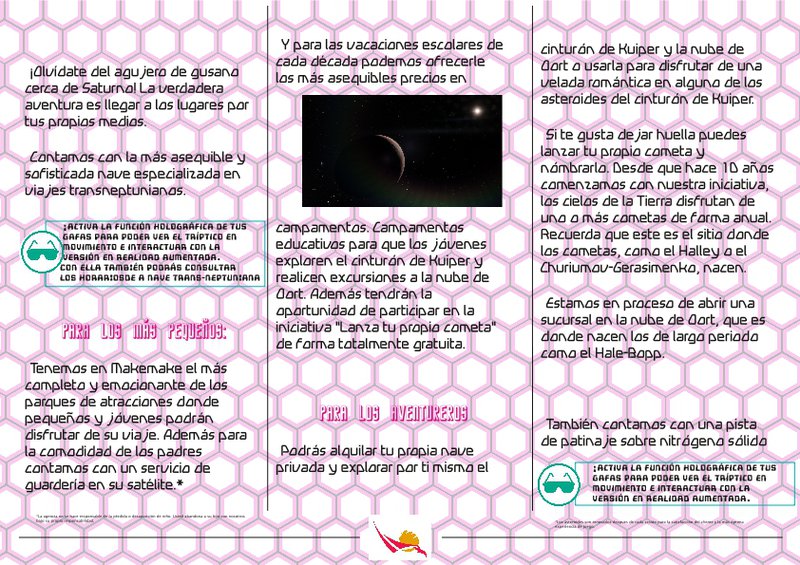 Flyer 2 with information, second page