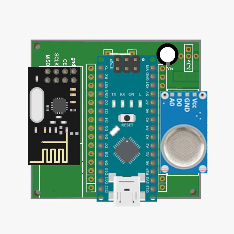 The device layout as first proposed.