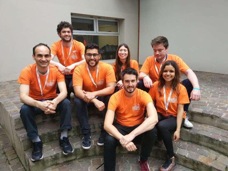 The team after the local award ceremony