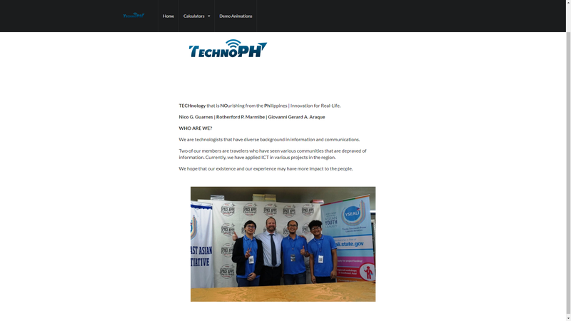 Home Page TechnoPH Webpage