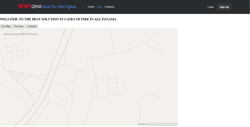 The fire map is the same Nasa Firms map API, that show the real time of fire in all the world.