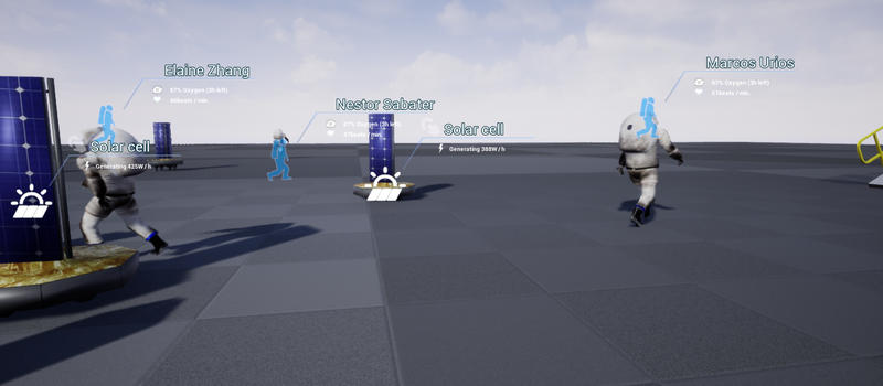 Our astronauts are alive! Willing to take a walk with them?