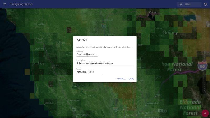Firefighting planner